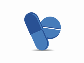 Blue pills icon